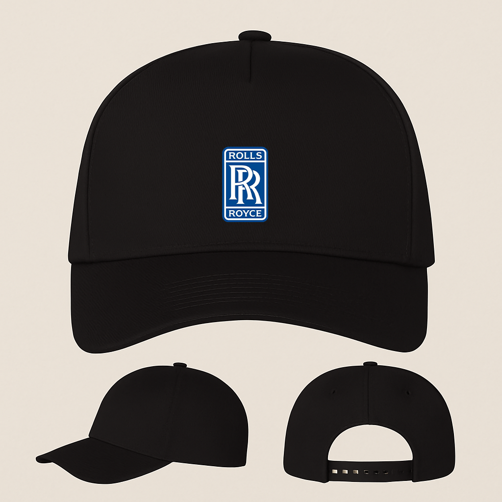 Rolls Royce Car Five Panel Twill Snapback Cap